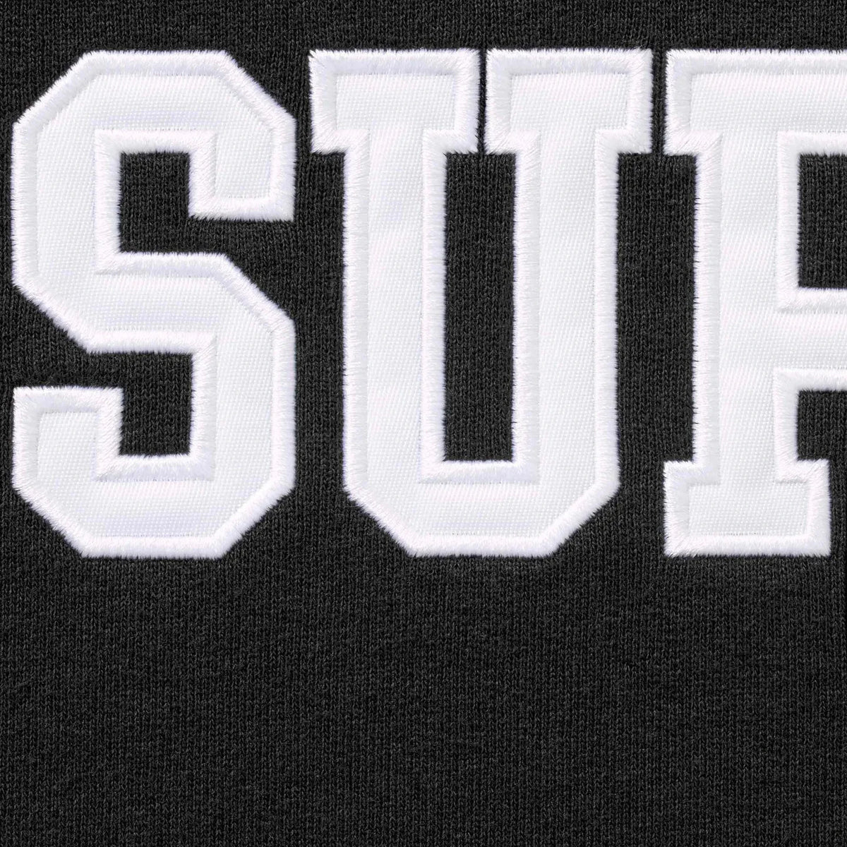 Supreme Shop Flag Half Zip Pullover (New York) Black