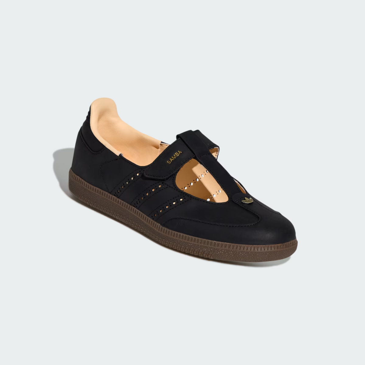 KJ3970 adidas Samba Jane Core Black Crystal Sand (Women's)