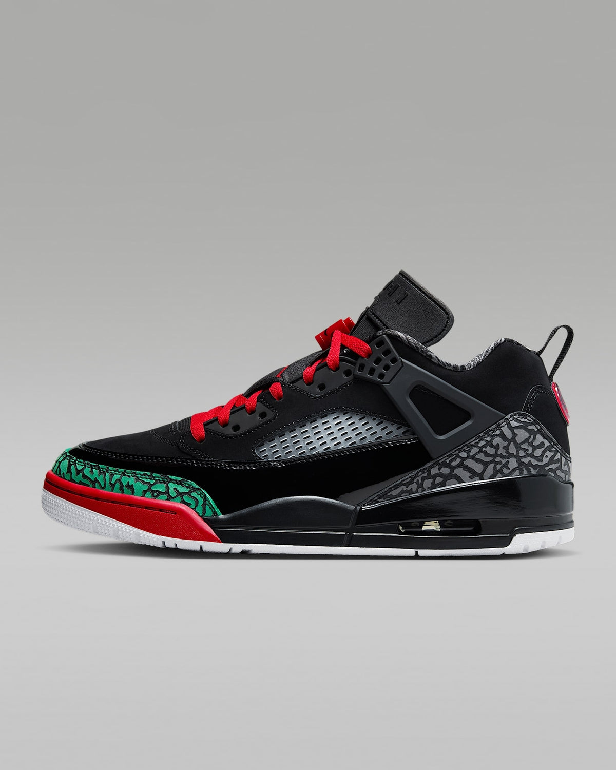 FQ1759-060 Nike Jordan Spizike Low Black Varsity Red Classic Green (Men's)