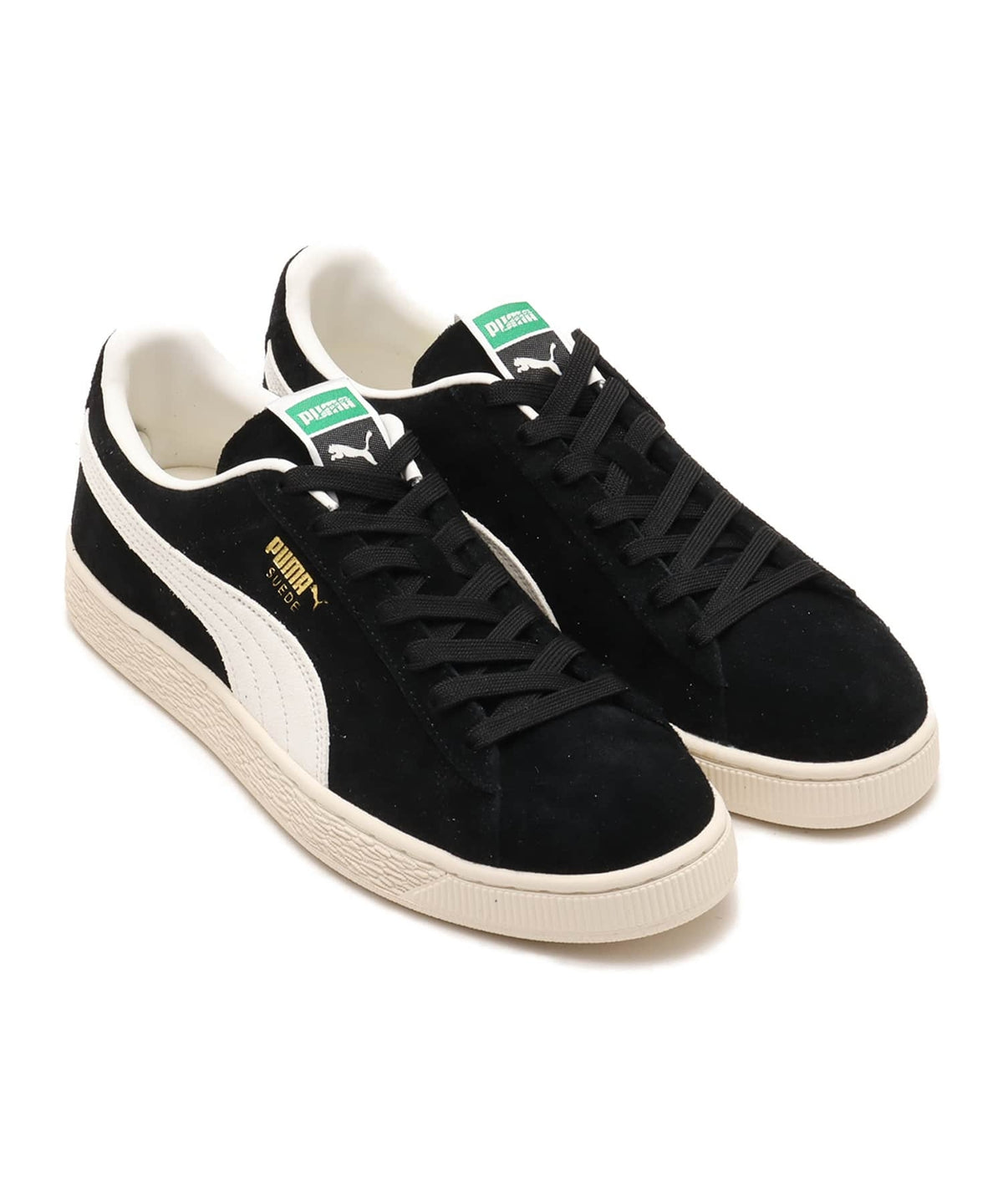403700-01 Puma Suede Charles F Stead 1 Puma Black Puma White (Men's)