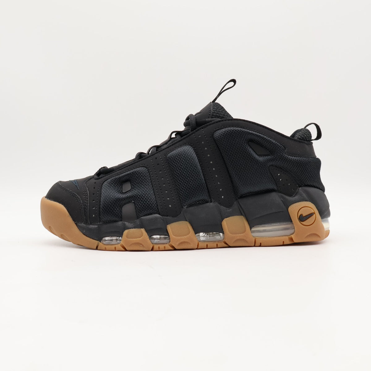 FZ3055-003 Nike Air More Uptempo Low Black Gum Medium Brown Black (Men's)