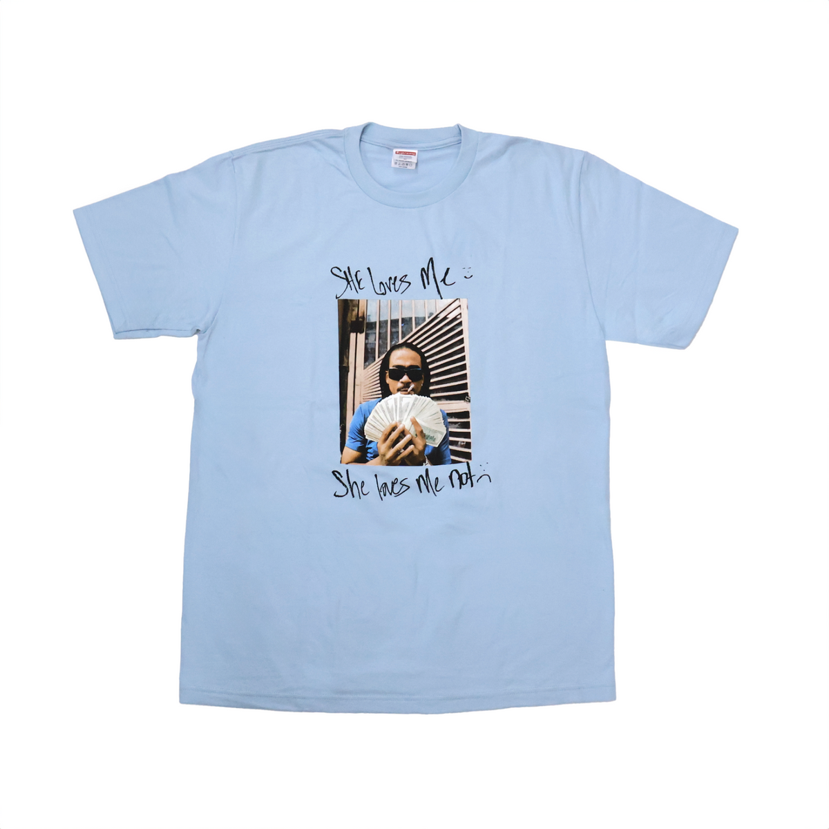 Supreme Max B Tee Powder Blue