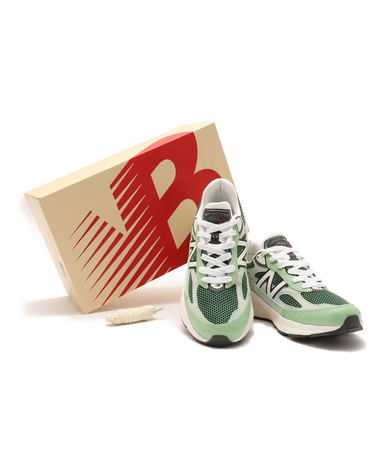 U990AB6 New Balance 990V6 Avocado Natural Mint (Men's)