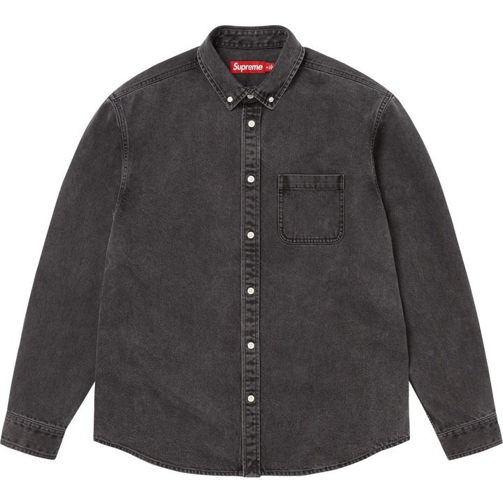 Supreme Applique Denim Shirt Black