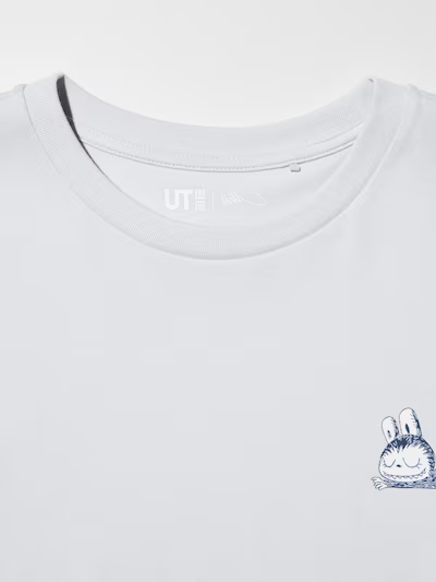 Uniqlo POP MART THE MONSTERS (LABUBU) UT Women'S Light Grey