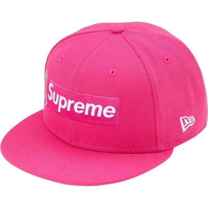 Supreme Breast Cancer Awareness Box Logo New Era Pink