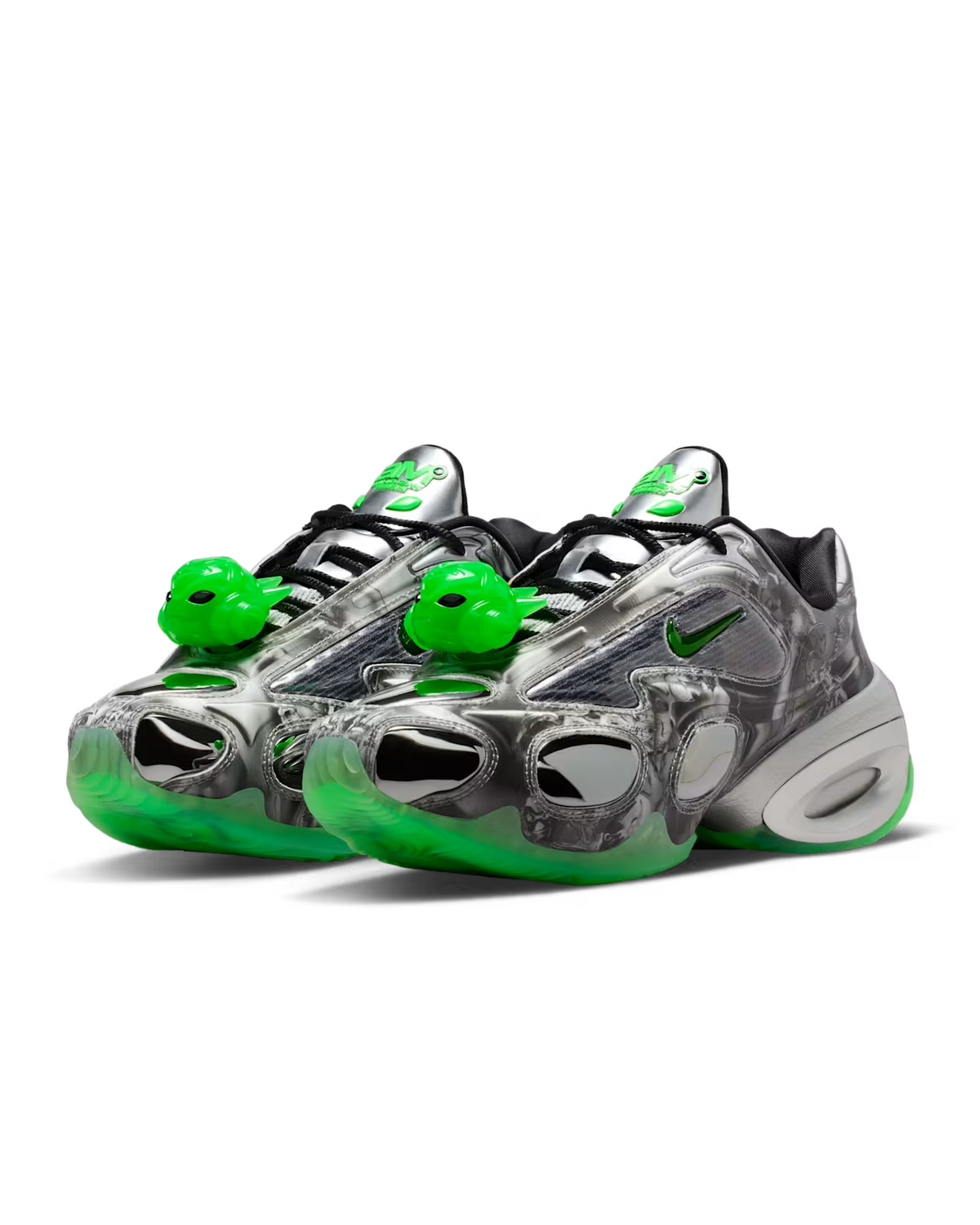 IH2120-002 Windowsen Nike Air Max Muse Metallic Silver Rage Green (Women's)