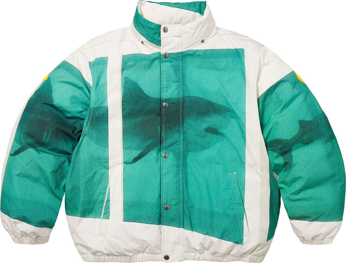 Supreme Damien Hirst Down Puffer Jacket White
