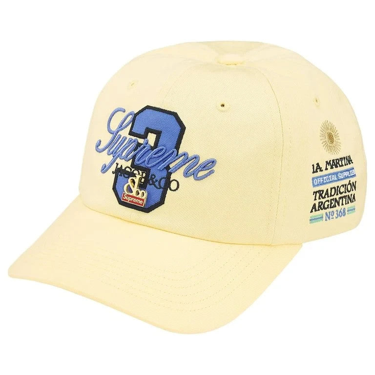 Supreme x La Martina 6-Panel Light Yellow