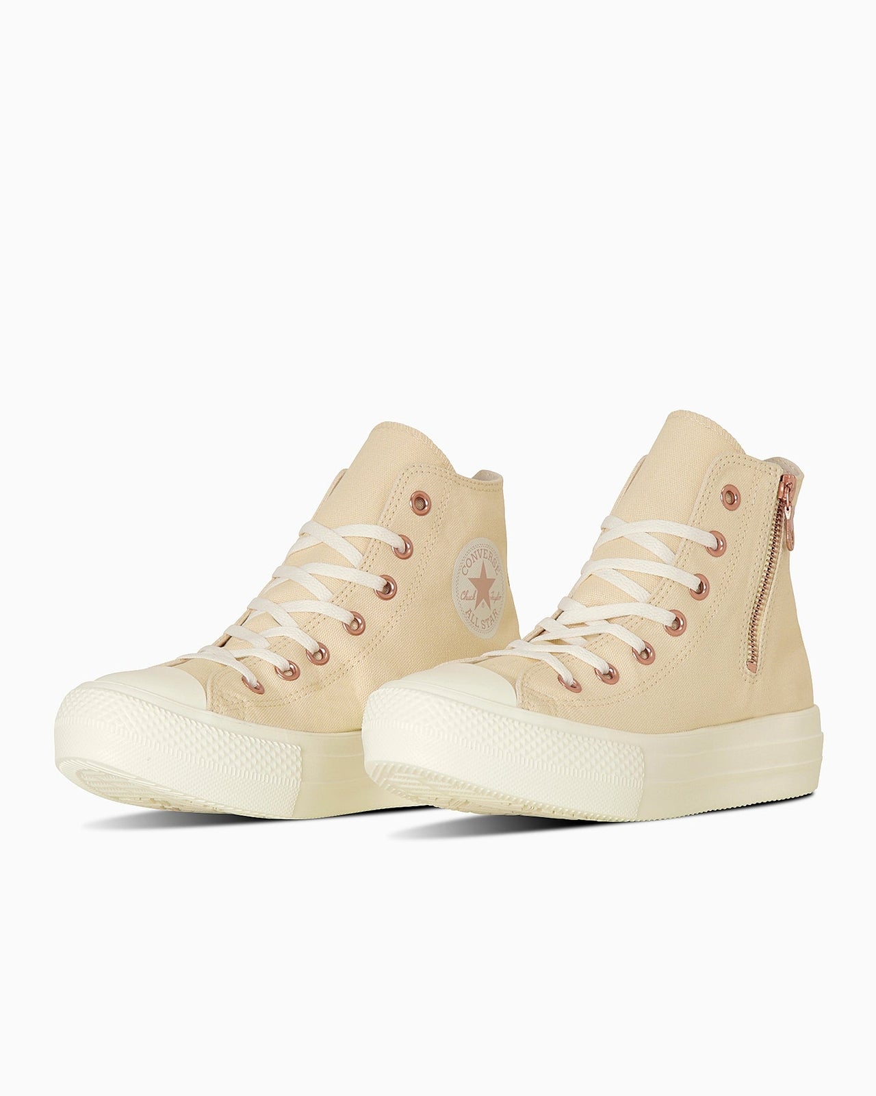 31313491 Converse Women's All Star Light PLTS PG Z Hi Cream (Women's)