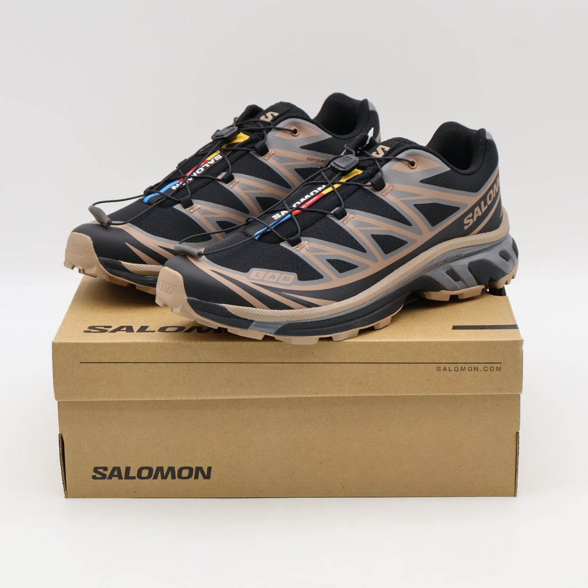 L47582400 Salomon XT-6 Black Portabella Pewter (Men's)
