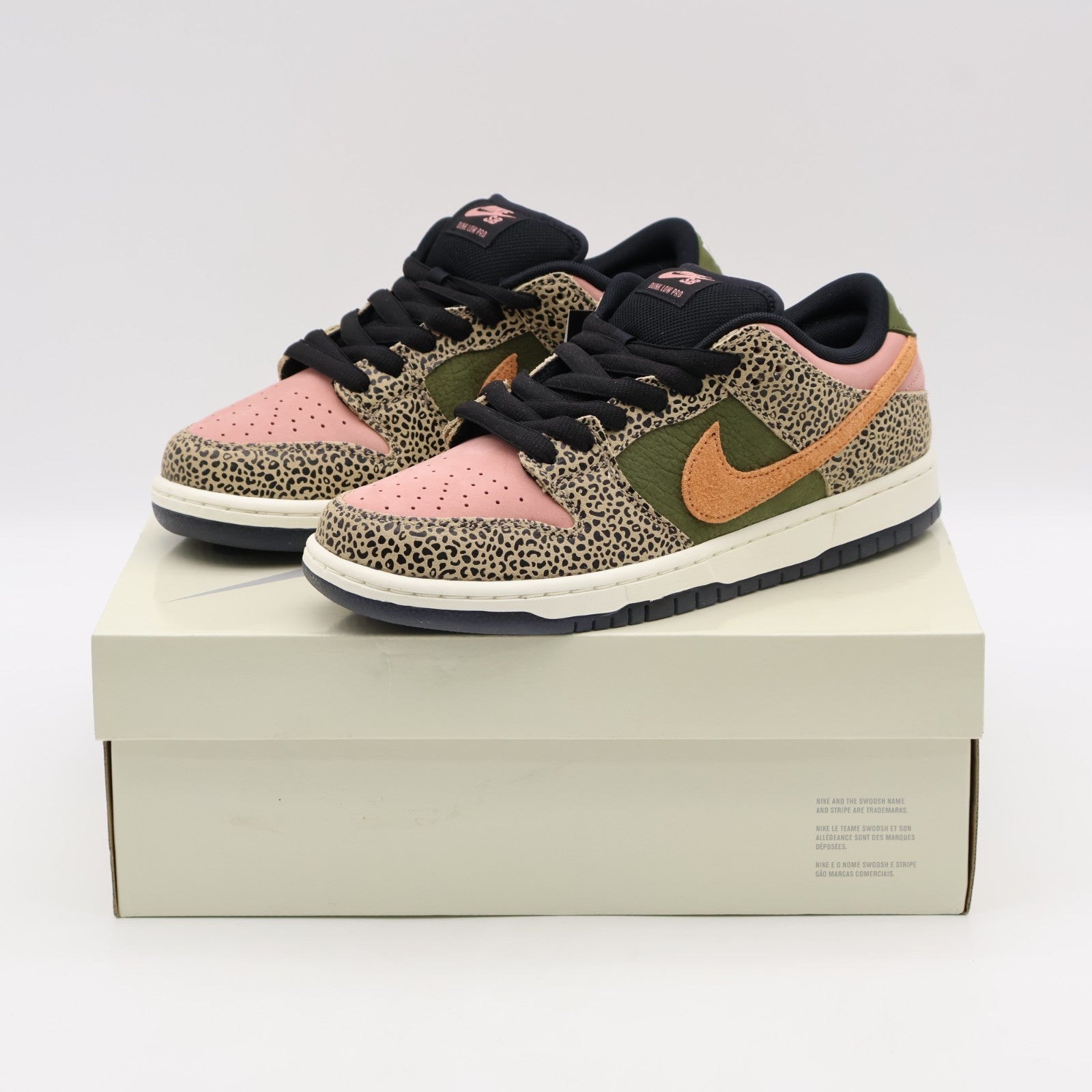 IH3211-200 Arts Rec Nike SB Dunk Low Pro Rust Pink and Rough Green (Men's)