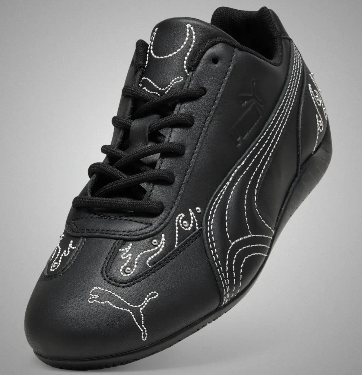 407256-01 Puma Speedcat Embellished "PUMA Black/Frosted Ivory" (Men's)
