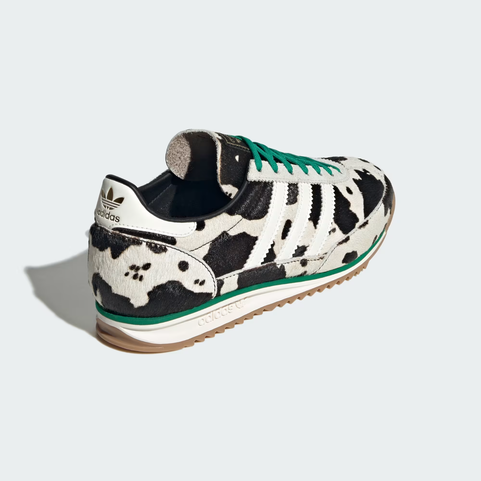 JR1639 adidas Originals SL72 OG Core Black Off White Court Green (Women's)