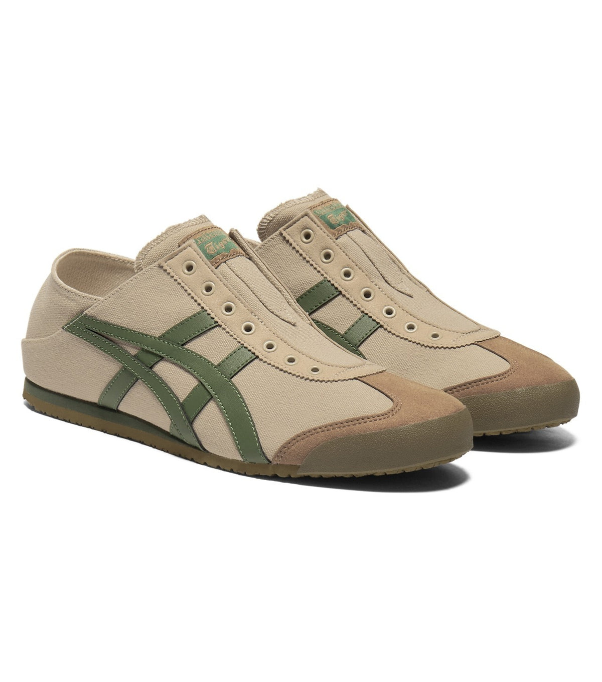 1183A437-253 Onitsuka Tiger MEXICO 66 PARATY BEIGE GRASS GREEN (Men's)