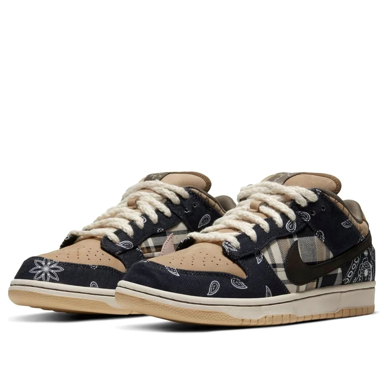 CT5053-001 Travis Scott à Nike SB Dunk Low "Black/Parachute Beige" (Men's)