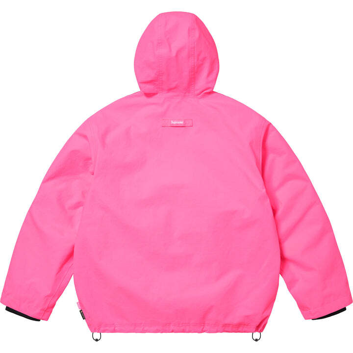 Supreme GORE-TEX Stripe Hooded Jacket Pink