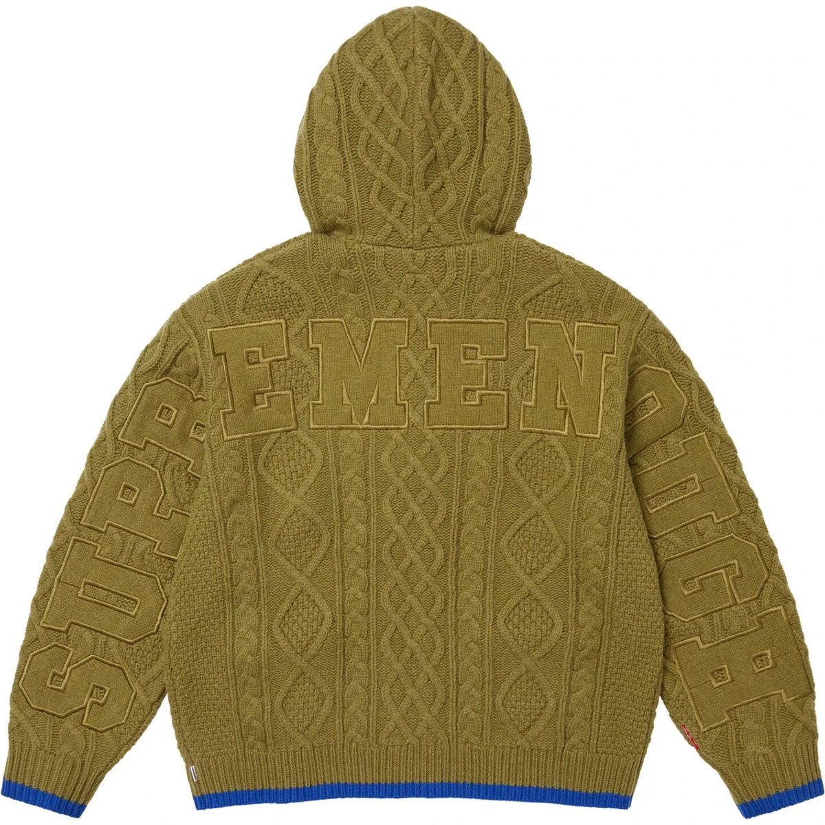 Supreme GOODENOUGH Zip Up Hooded Sweater Olive