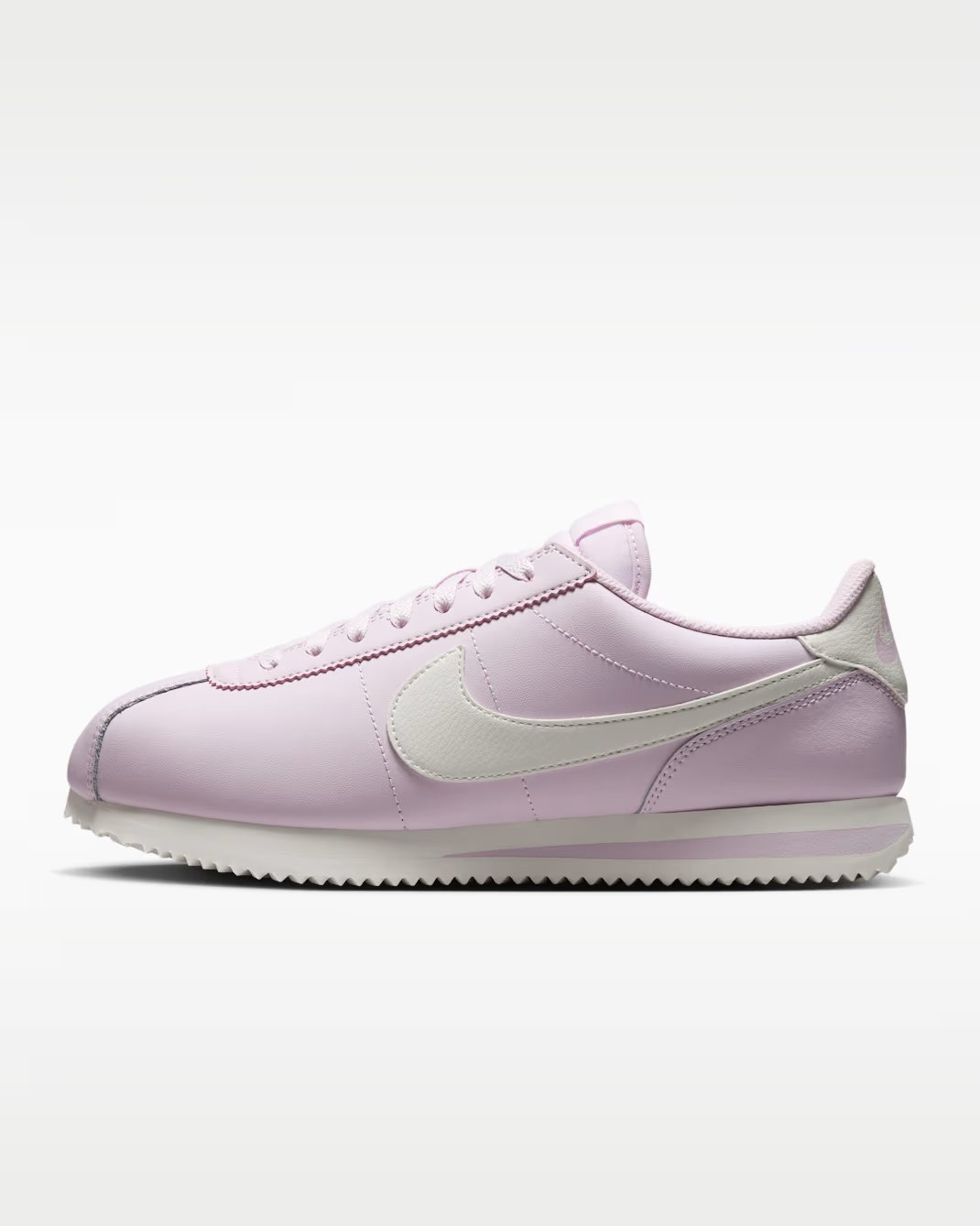 DN1791-500 Nike Cortez Leather Bleached Lilac Sail (Women's)