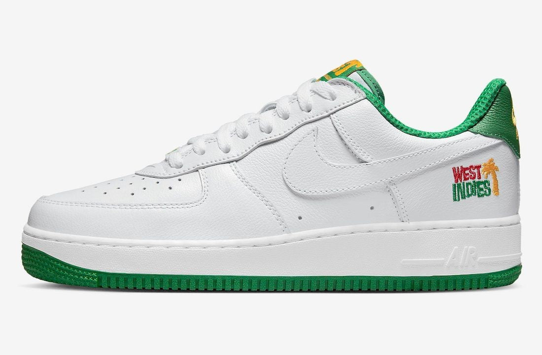 DX1156-100 Nike Air Force 1 Low West Indies "White/Classic Green" (Men's)