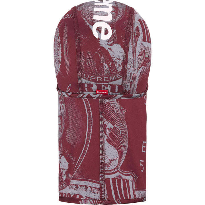 Supreme Lightweight Balaclava Burgundy Money