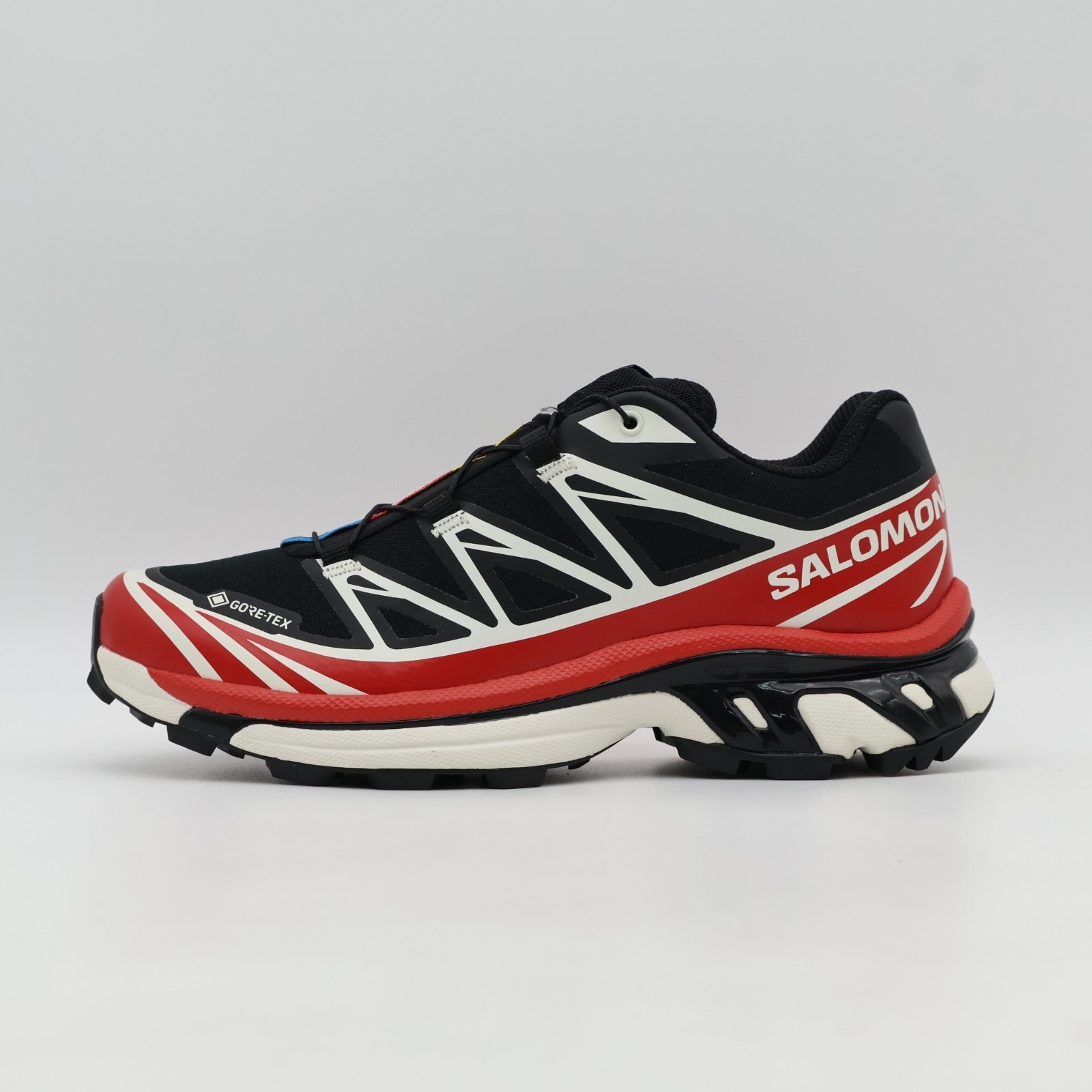 L47974900 Salomon XT-6 GORE-TEX Black Flame Scarlet Vanilla Ice (Men's)