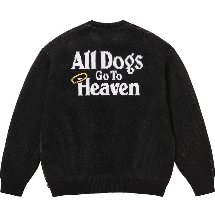 Supreme All Dogs Go To Heaven Sweater Black