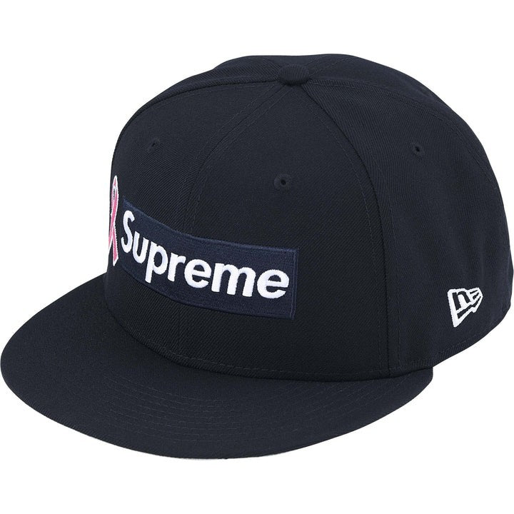 Supreme Breast Cancer Awareness Box Logo New Era Navy
