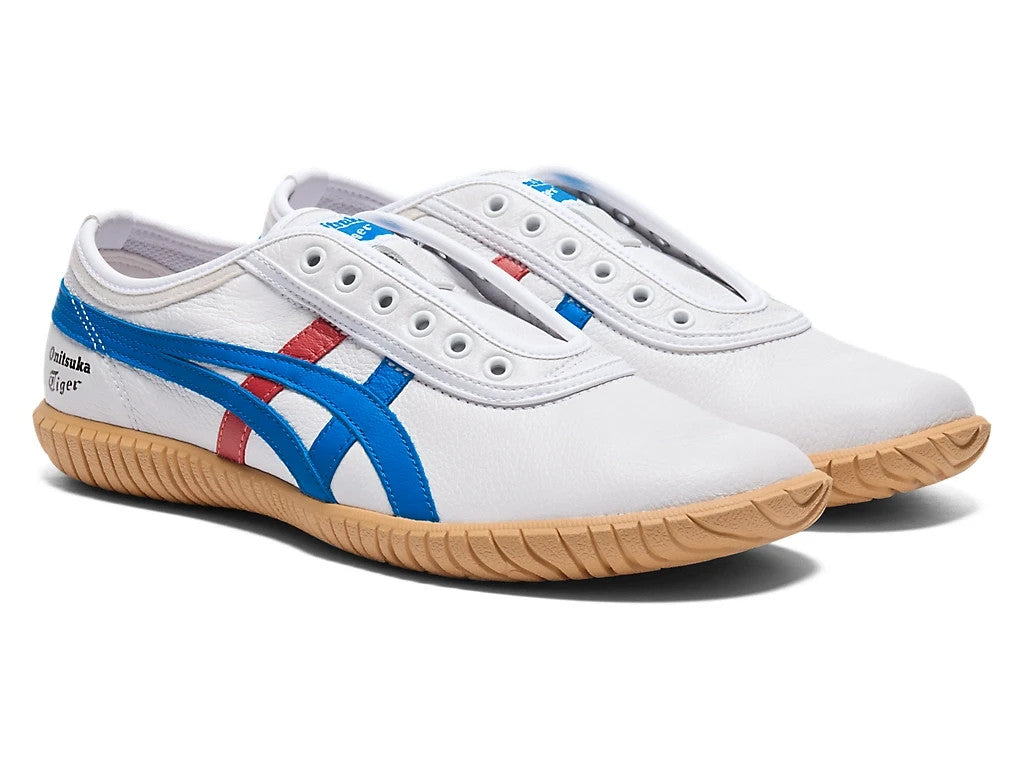 1183C529-100 Onitsuka Tiger Tsunahiki Slip On White Directoire Blue (Men's)