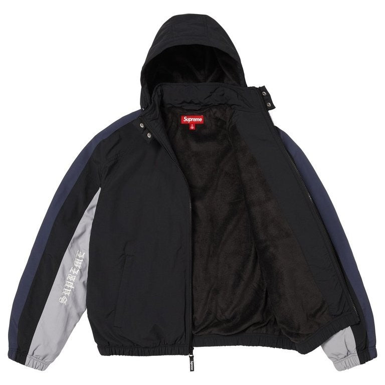 Supreme AOI Fleece Lined Track Jacket Black