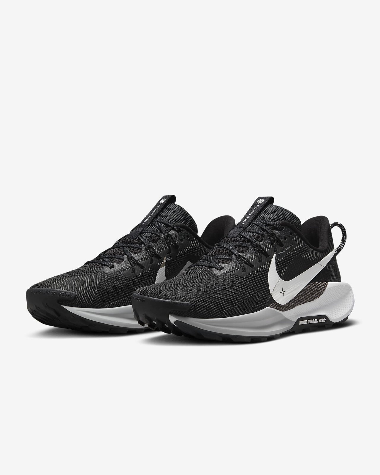 DV3865-001 Nike Pegasus Trail 5 Black Anthracite Wolf Grey White (Women's)