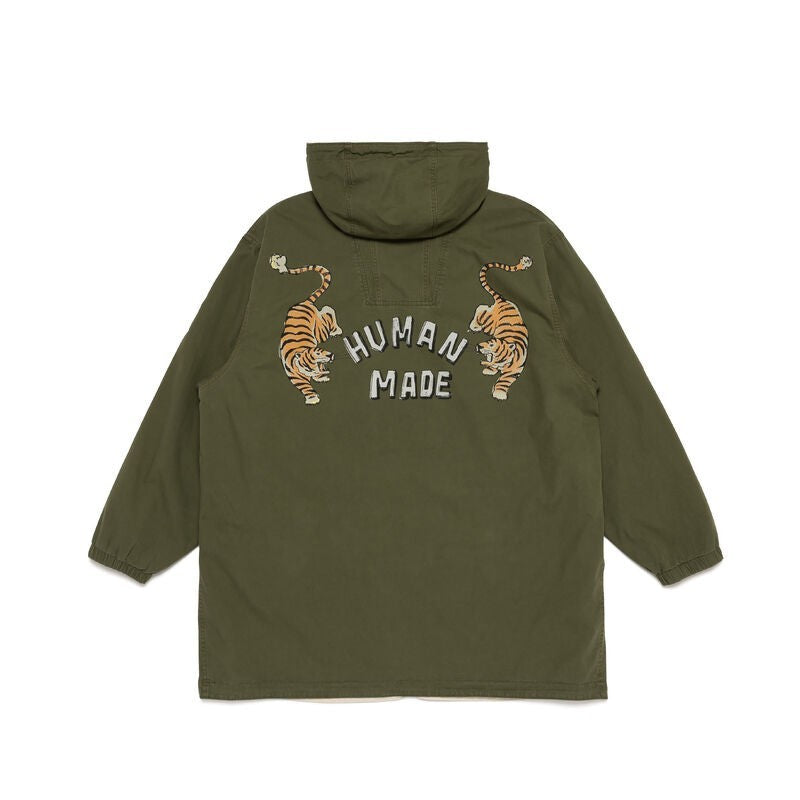 HUMAN MADE Reversible Hooded Coat Olivedrab