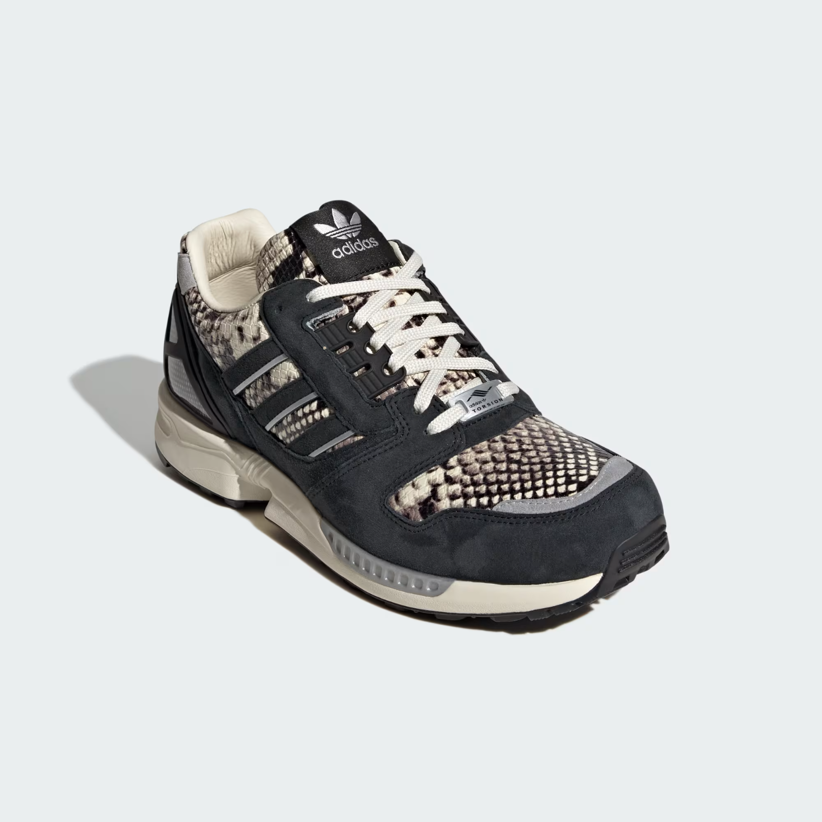 KI1383 adidas ZX 8000 Snakeskin Core Black Cream White (Men's)