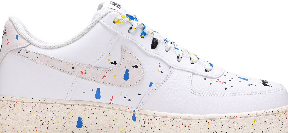 CZ0339-100 Nike Air Force 1 Low Paint Splatter "White" (Men's)