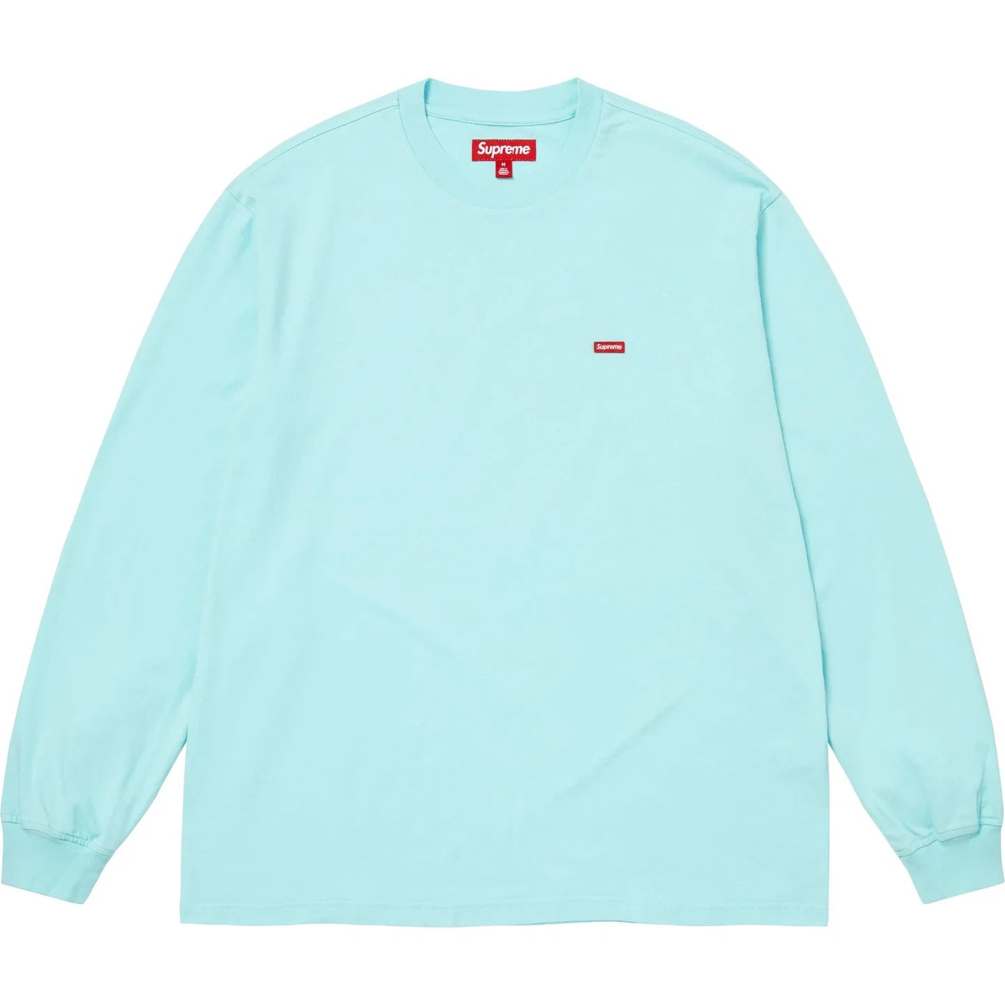 Supreme Small Box L/S Tee (26SS) Cyan