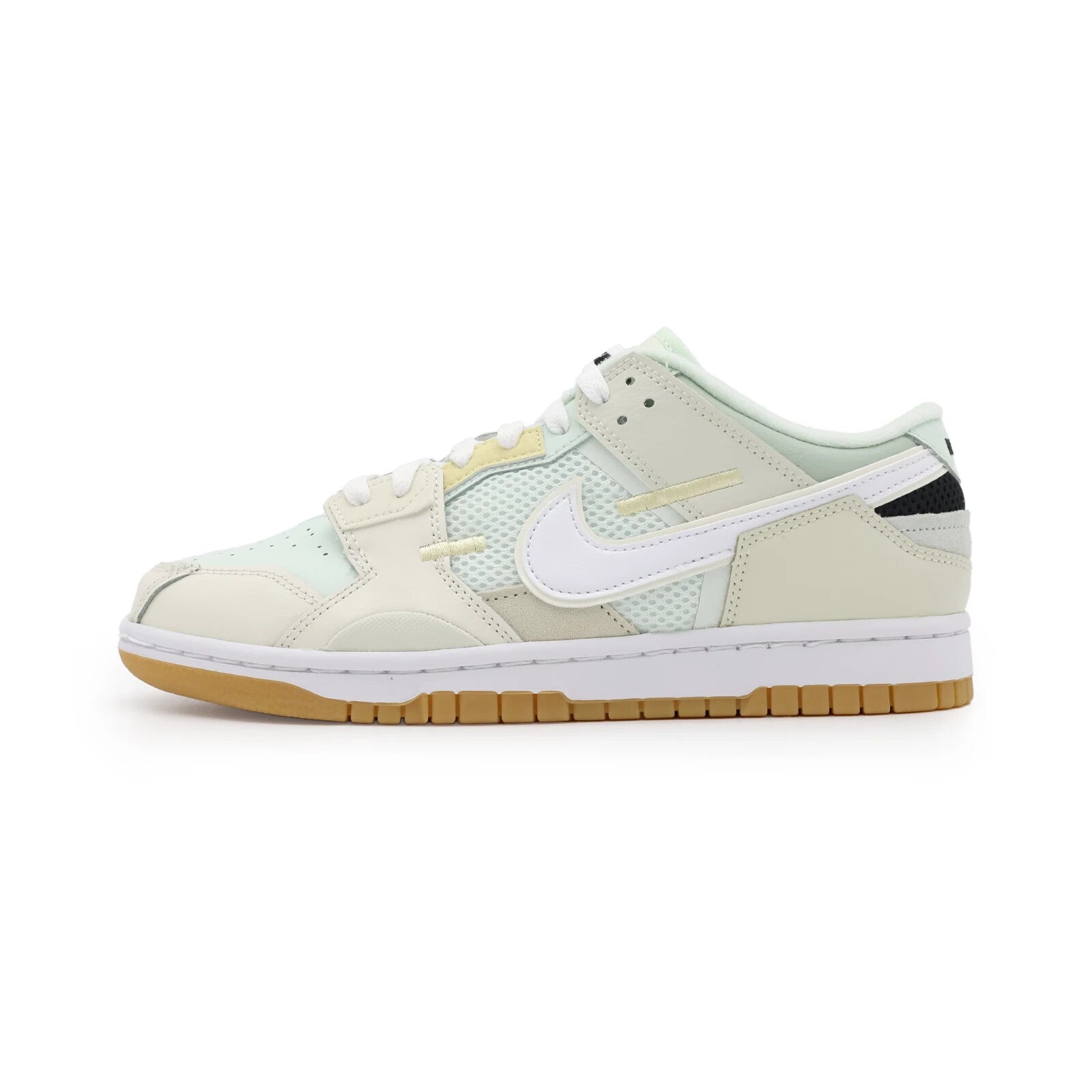 DB0500-100 Nike Dunk Low Scrap Sea Glass Sail White Beige Gum Brown (Men's)