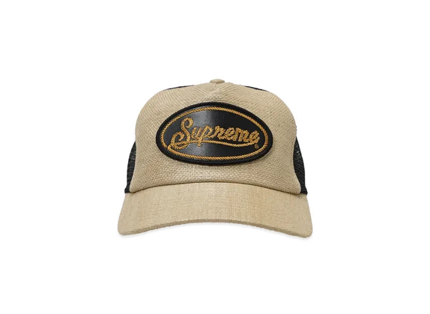 Supreme Raffia Mesh Back 5-Panel "Tan"