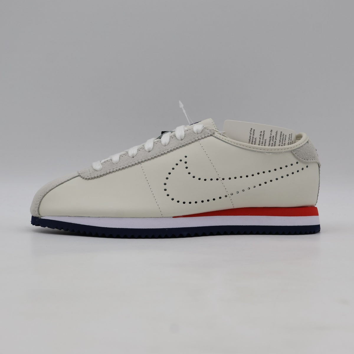 HQ1841-101 Nike Cortez Leather Sail White Light Crimson Midnight Navy (Women's)