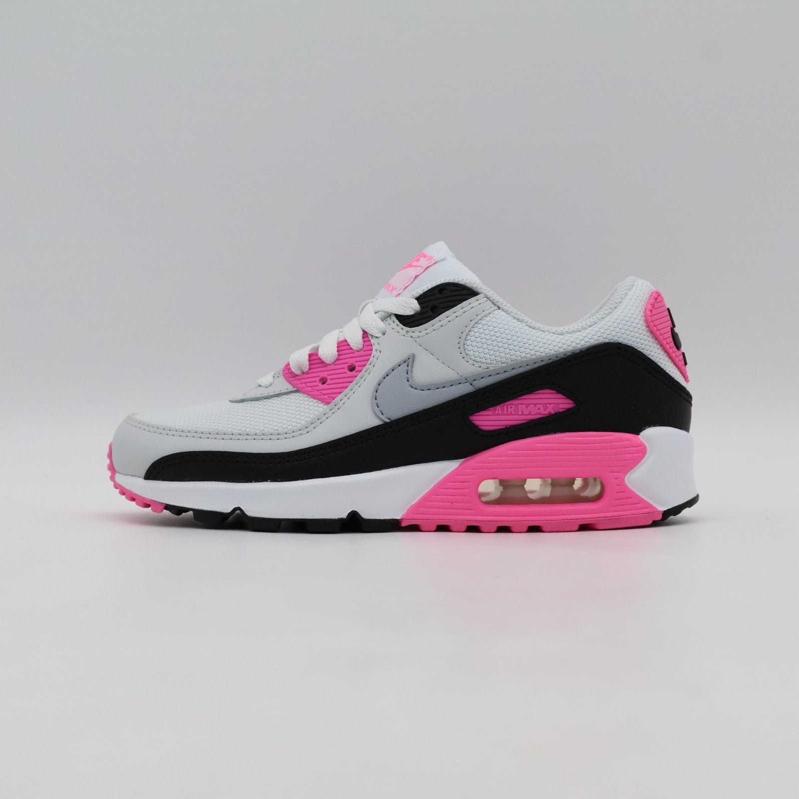 IM4613-100 Nike Air Max 90 OG White Pink Glow Black Wolf Grey (Women's)
