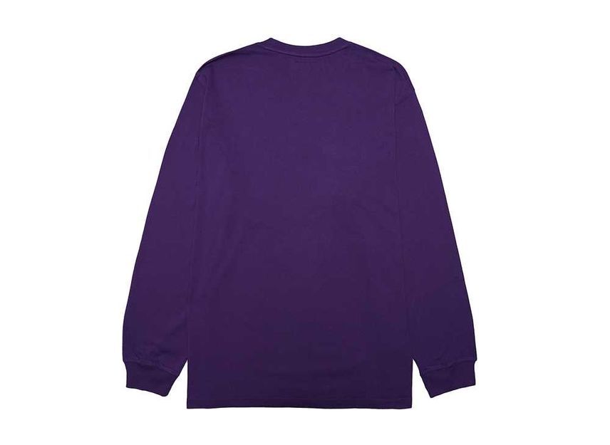 Supreme Small Box L S Tee Purple