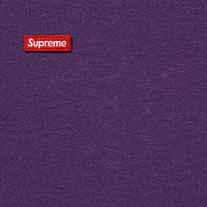 Supreme Small Box Hooded Sweatshirt Dark Purple