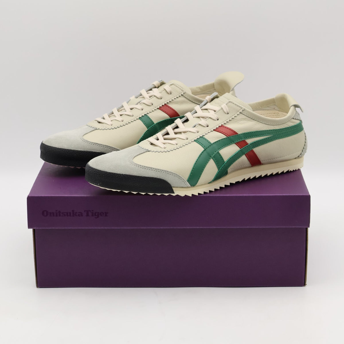 1181A436-100 Onitsuka Tiger NIPPON MADE Mexico 66 Deluxe Cream Green (Men's)