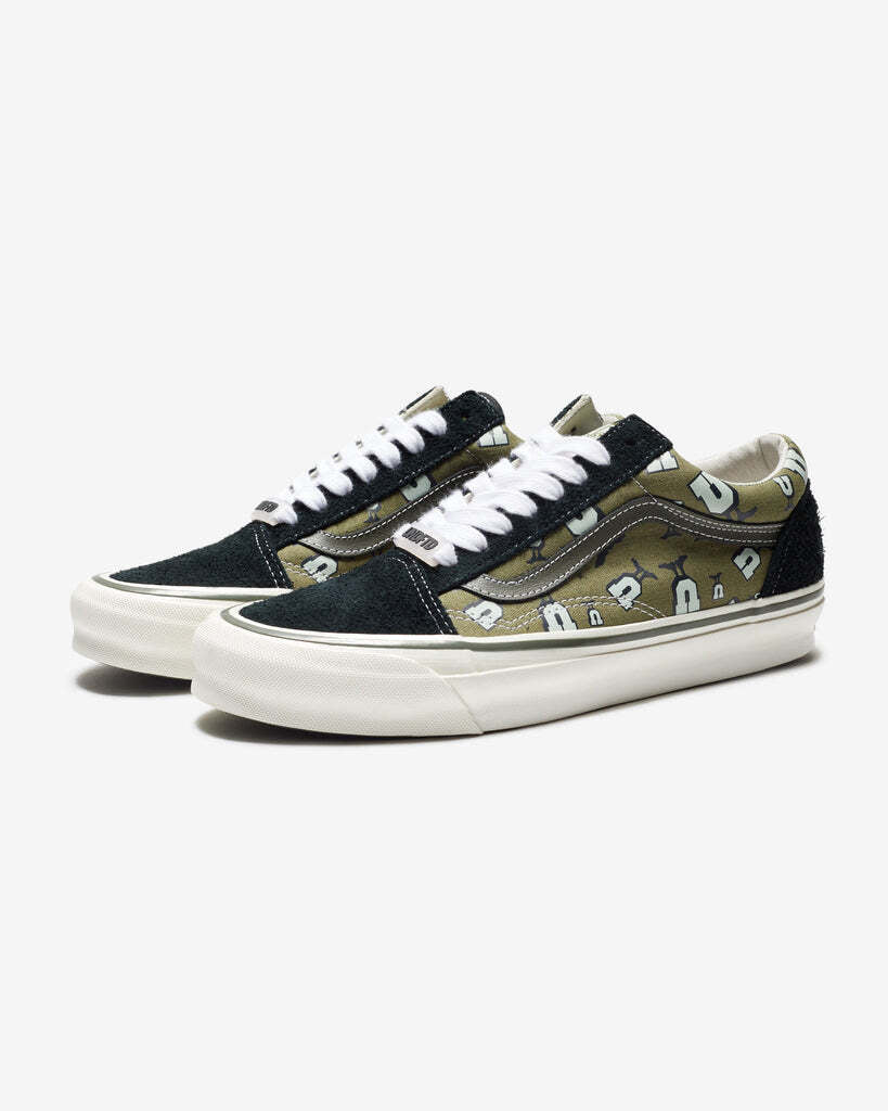 UNDFTD-VANS-OLDSKOOL-GRASSHOPPER UNDEFEATED Vault by Vans OG Old Skool LX (Men's