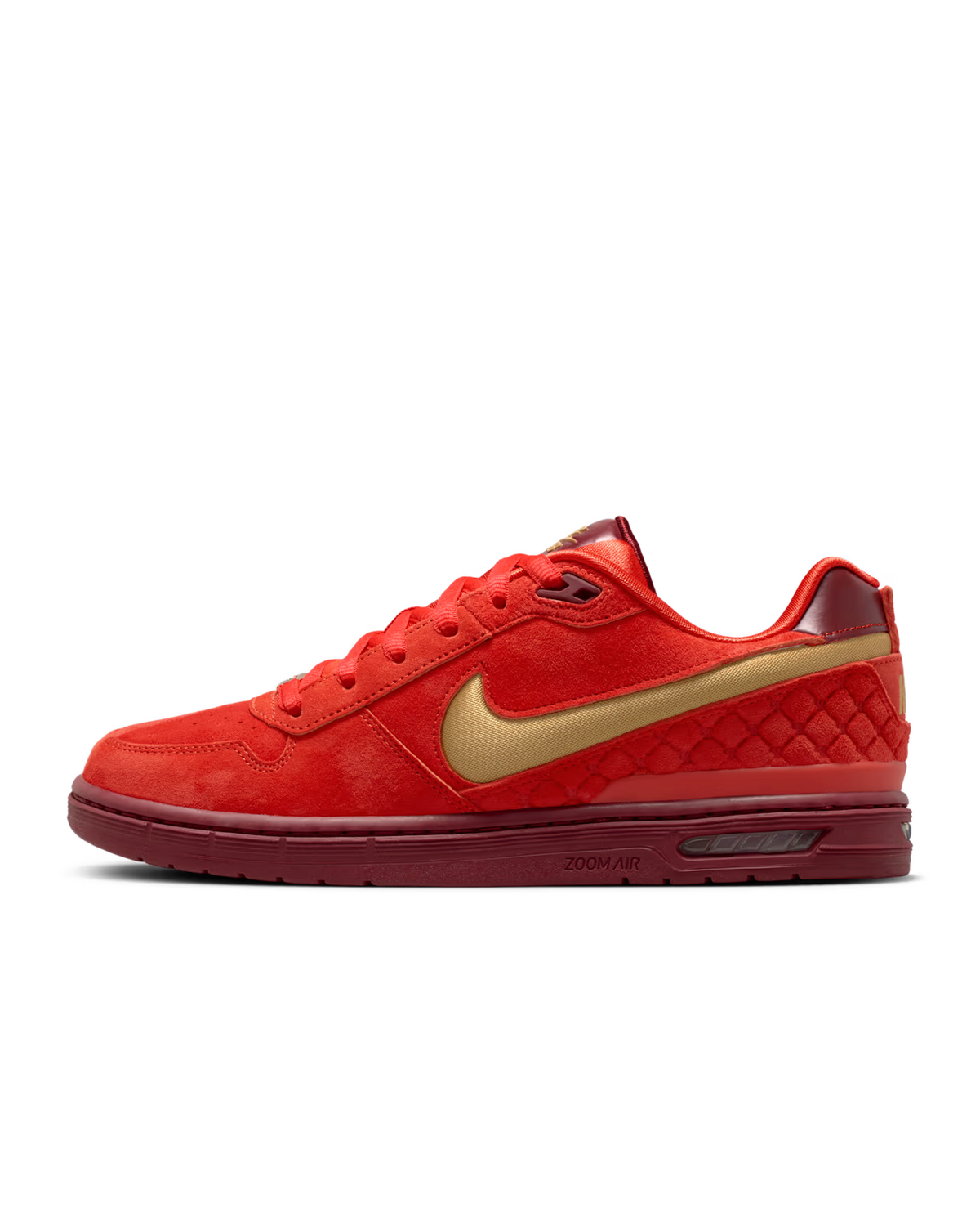 IQ5648-600 Paul Rodriguez à Nike SB P-Rod 1 Habanero Red Team Red (Men's)
