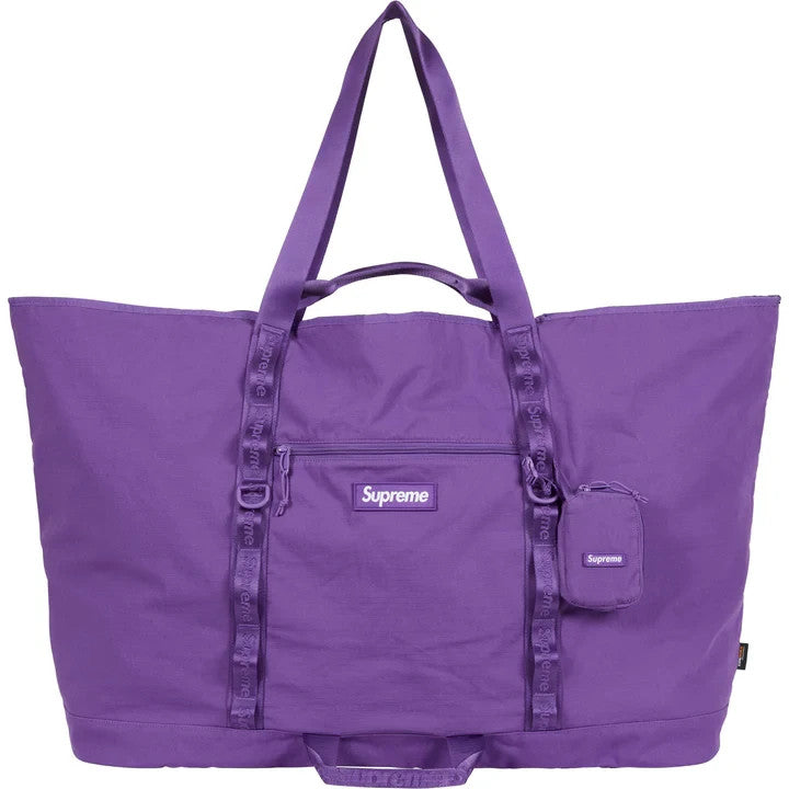 Supreme X-Large Tote Bag + Utility Pouch (26SS) Purple