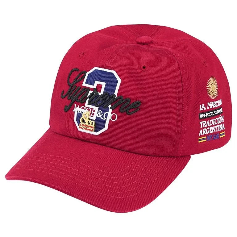 Supreme x La Martina 6-Panel Red