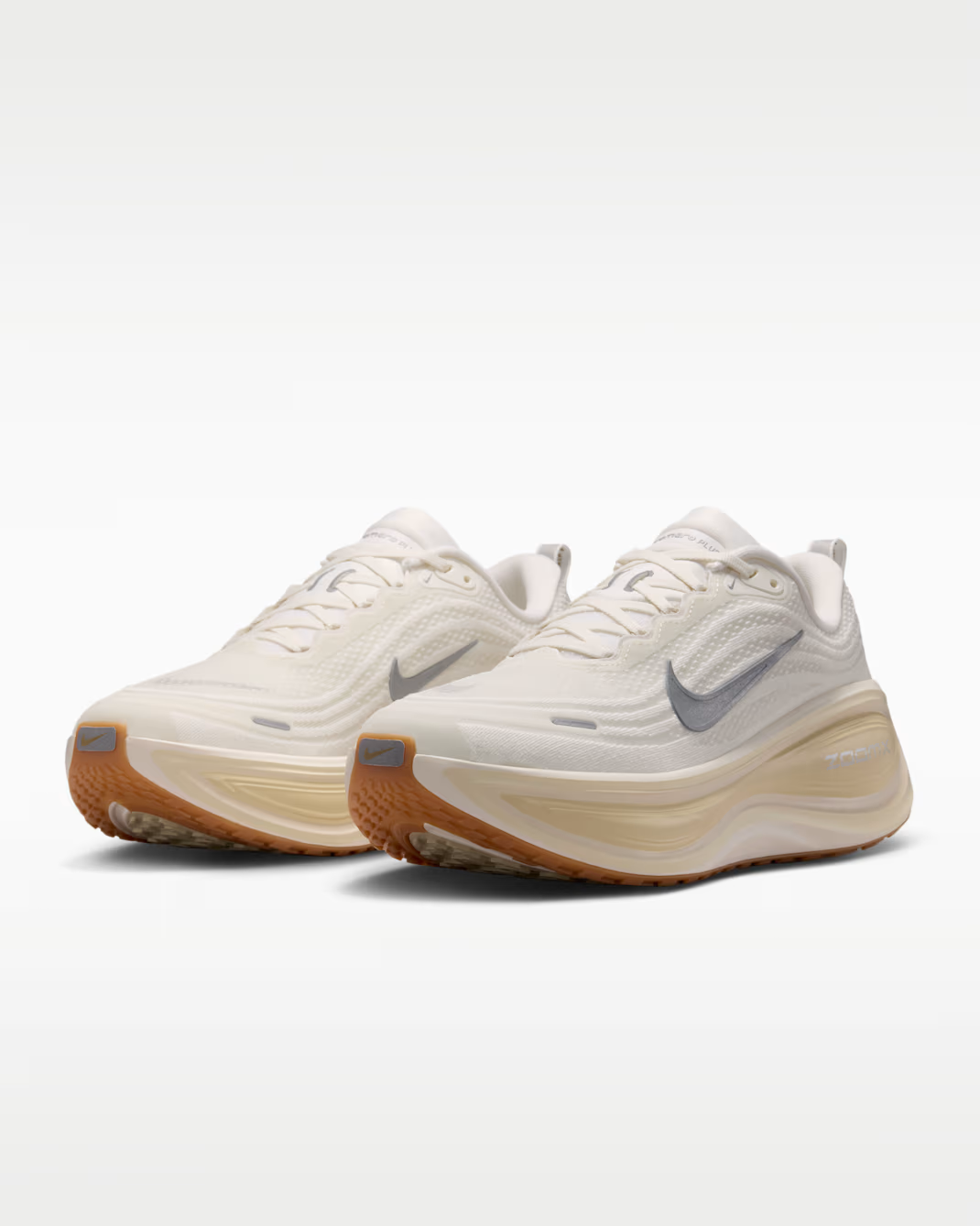 IM8336-100 Nike Vomero Plus Sail Coconut Milk Light Khaki Metallic Silver(Men's)