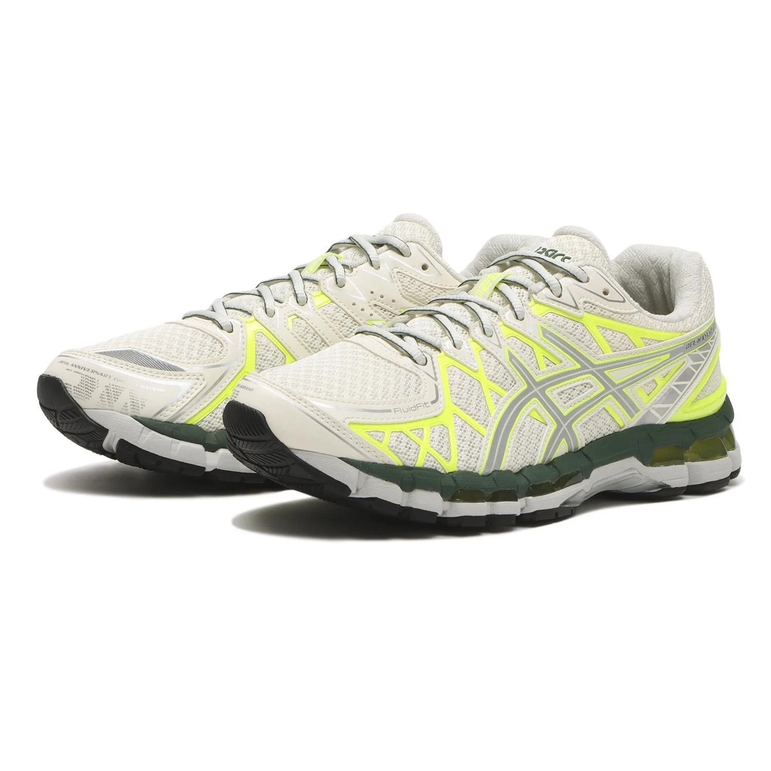 1203A388-103 Asics Gel-Kayano 20 Cream Pure Silver (Men's)