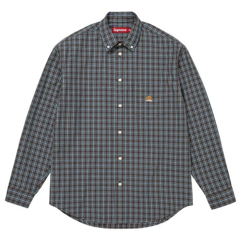 Supreme Mini Plaid Shirt Brown