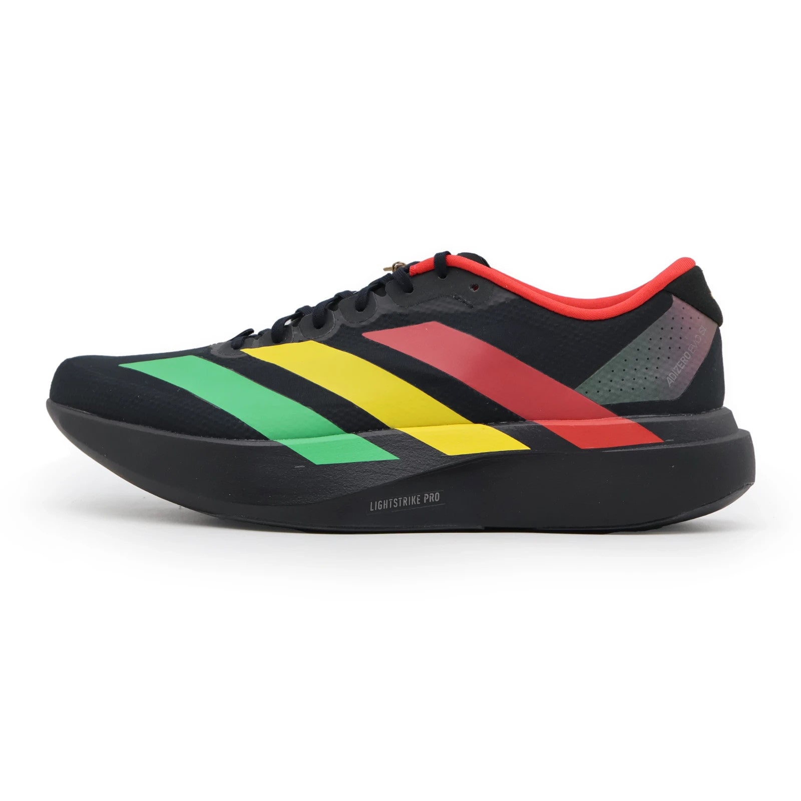 KJ6160 Bob Marley adidas Adizero Evo SL Core Black Vivid Green Bold (Men's)